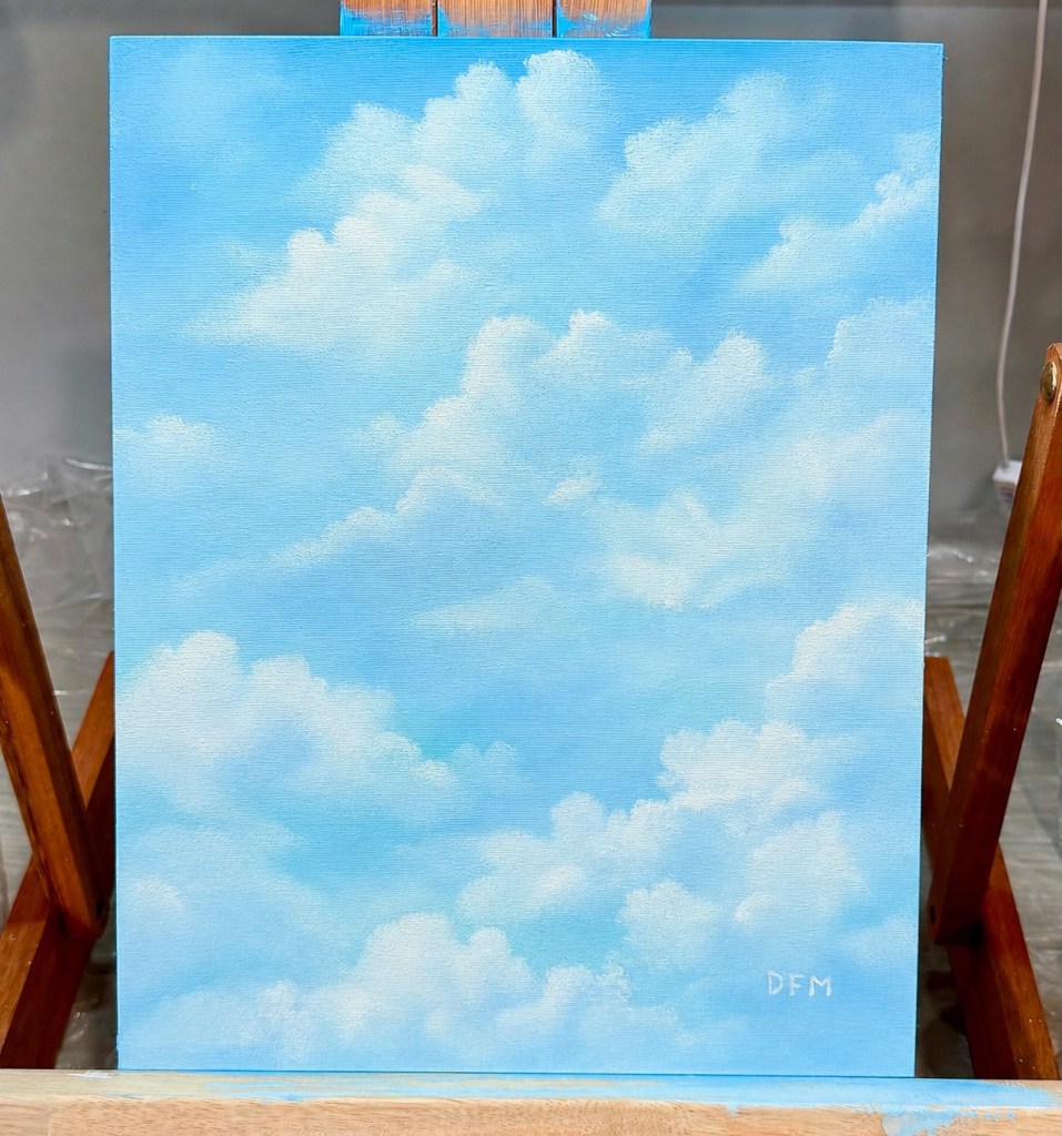 Heavenly Clouds
12 x 16 Oil on cotton panel