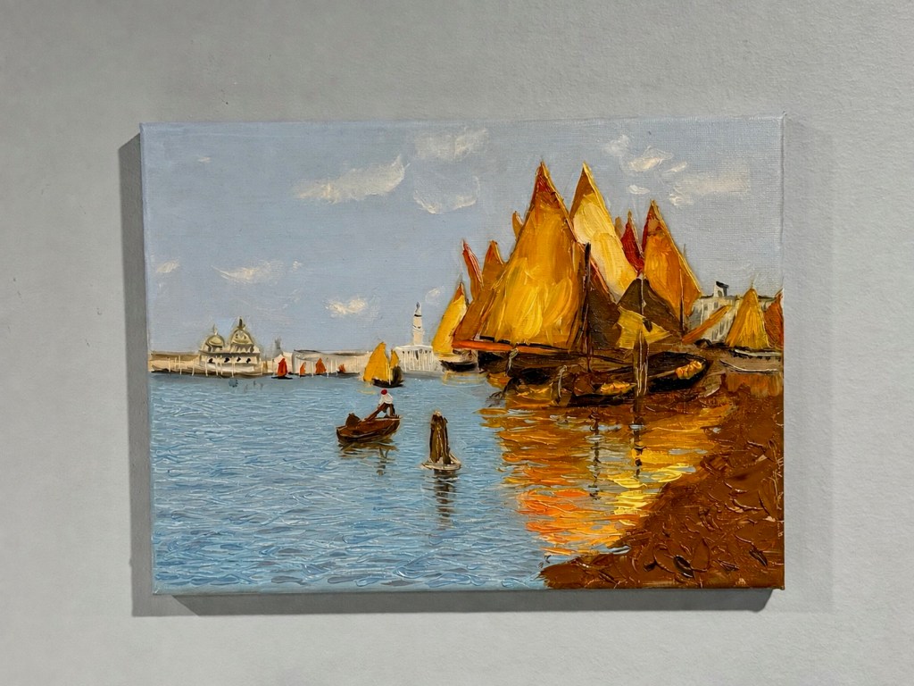 Master copy I painted.  I don’t remember the original Artist’s name. 
