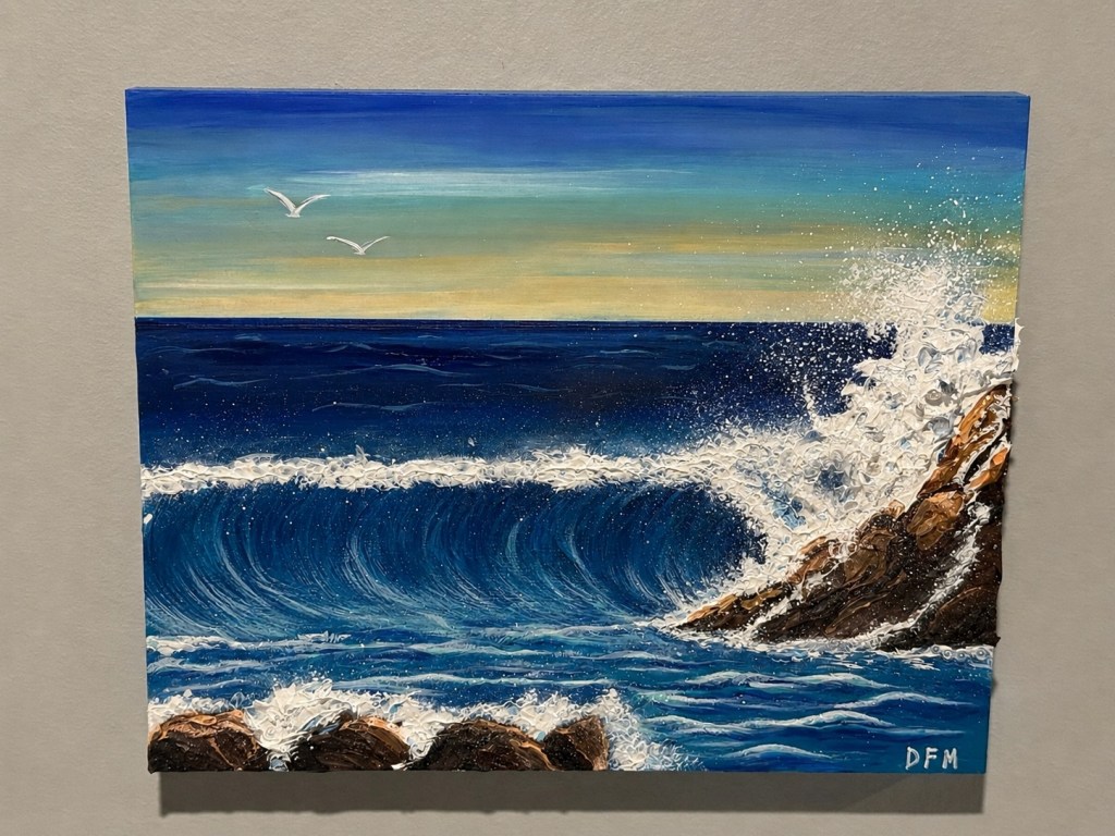 “Whispers of the wind”
9 x 12 Impasto on cradled wood