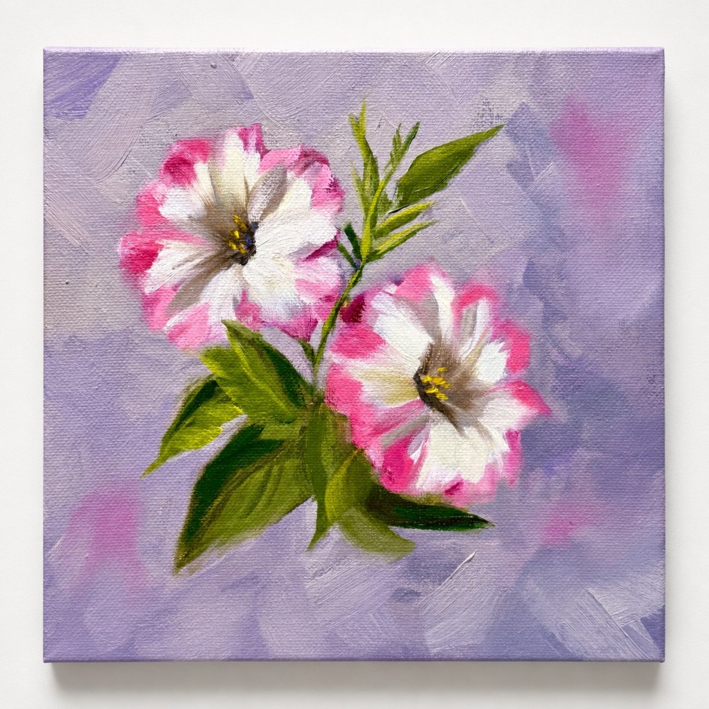 Pat’s Petunias - inspired by my neighbors petunias that she grew from seedlings