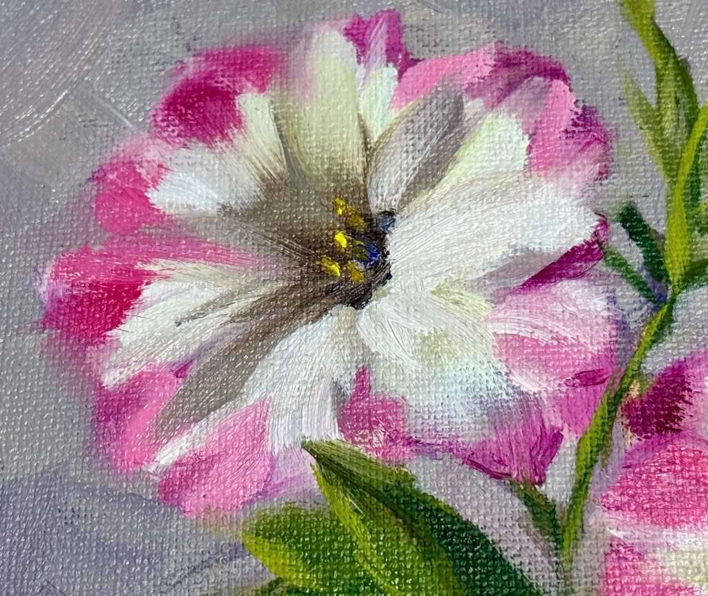 Pat’s Petunias - inspired by my neighbors petunias that she grew from seedlings