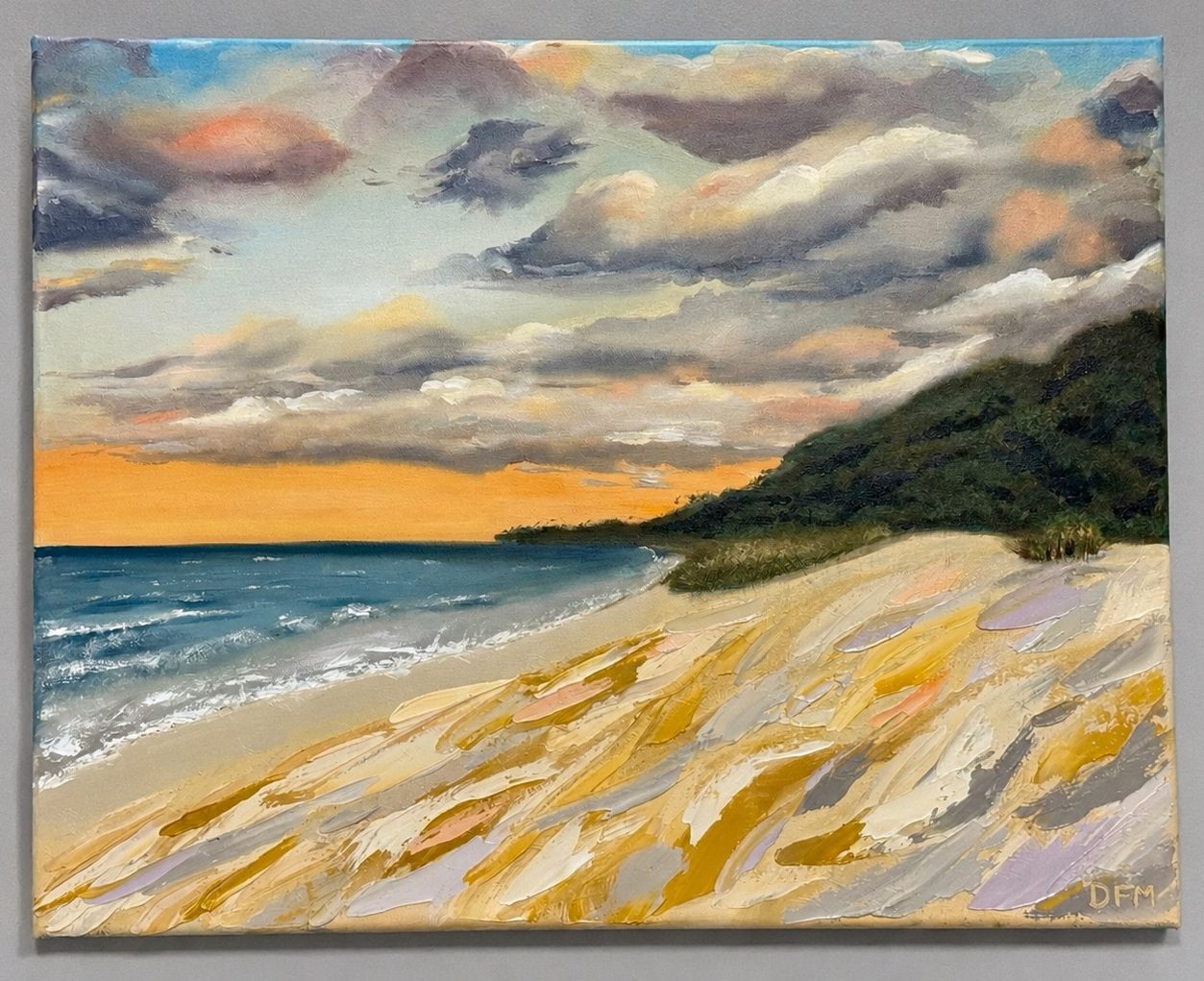“Cloud Light on The Dune” 
16x20 oil on canvas 

